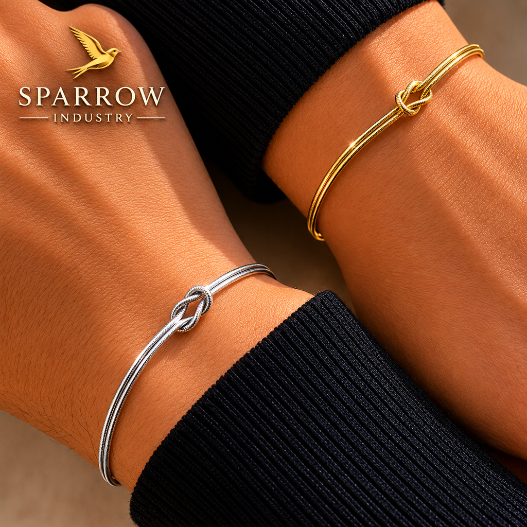 Luxury Matching Knot Bracelets for Couples