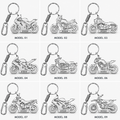 Stainless Steel Premium Personalized Black Laser Engraved Keychain Customized with Your Bike/Scooty for a Unique and Stylish Keychain